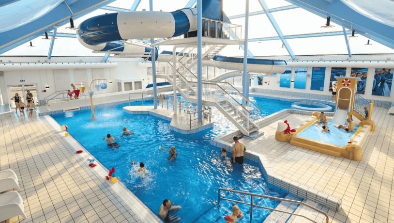 Besøg det tropiske badeland i Fredericia Idrætscenter