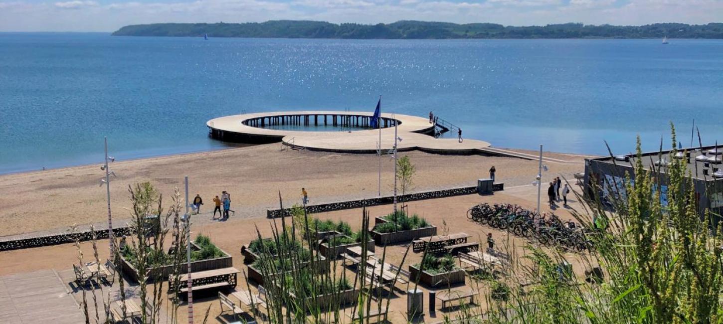 Cirkelbroen på Østerstrand