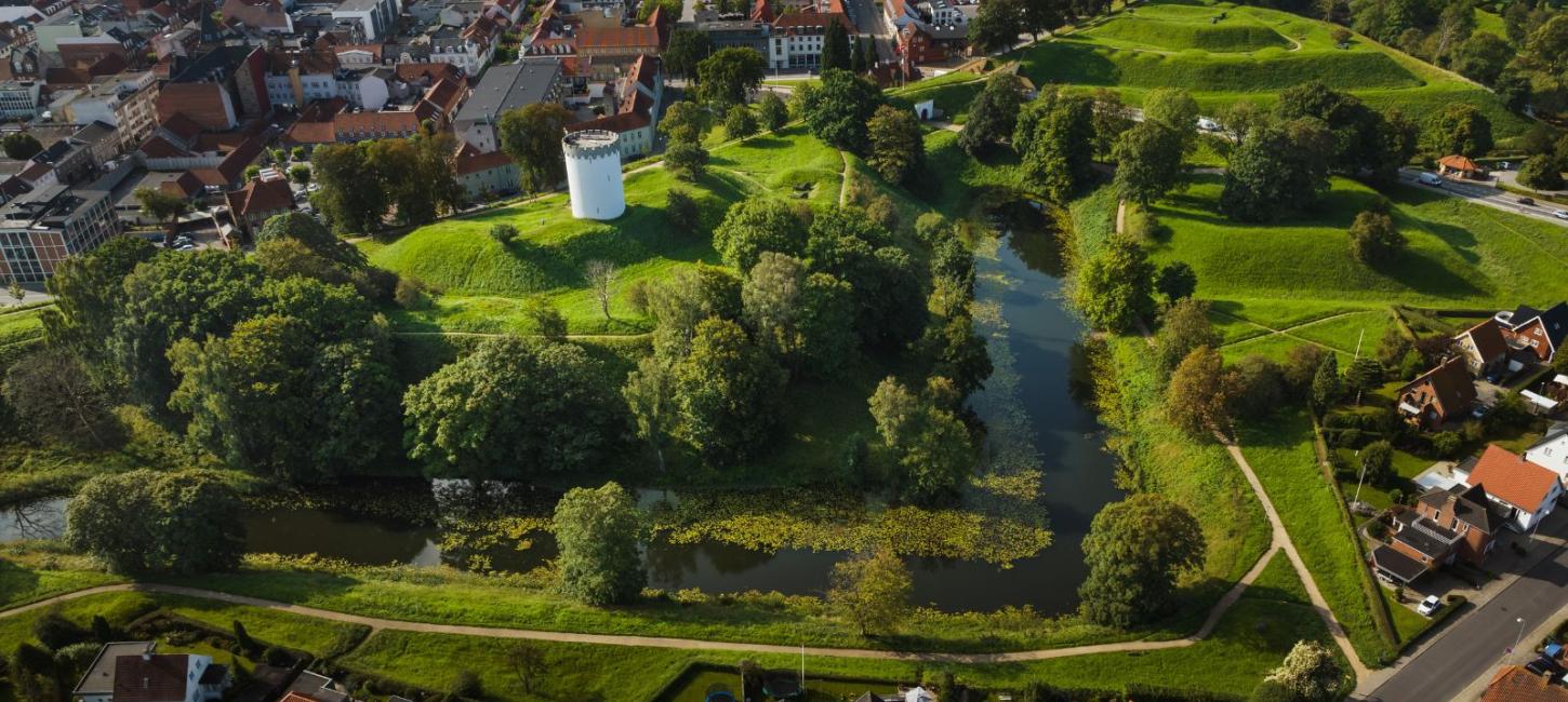 Fredericia Vold set fra oven
