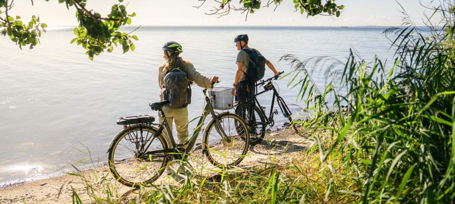 Par på cykelferie i Fredericia