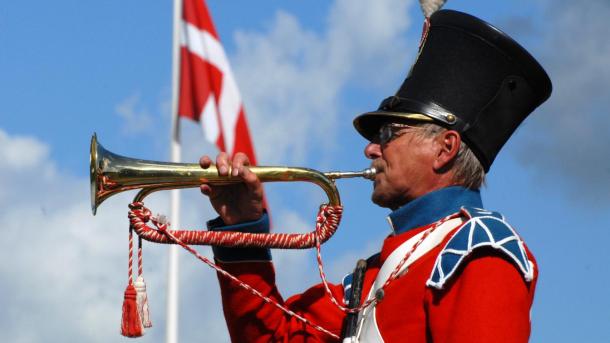 Soldat med trompet i Fredericia