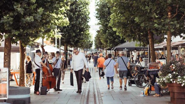 Fredericia butikker i centrum og gågade