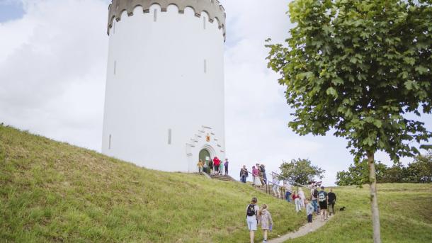Gruppe på guidet tur
