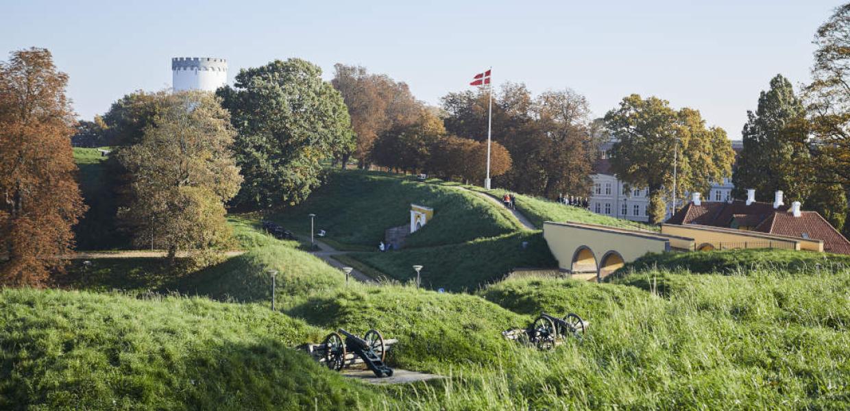 Fredericia Vold set fra Prinsessens Bastion