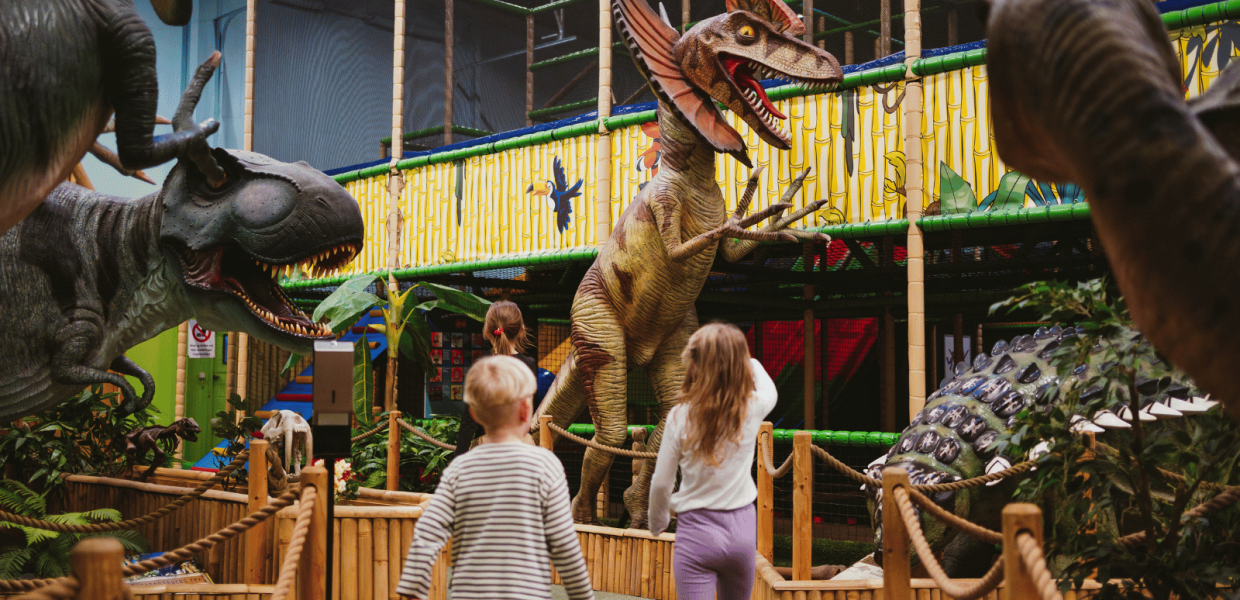 Børn i Dinoland i Fredericia