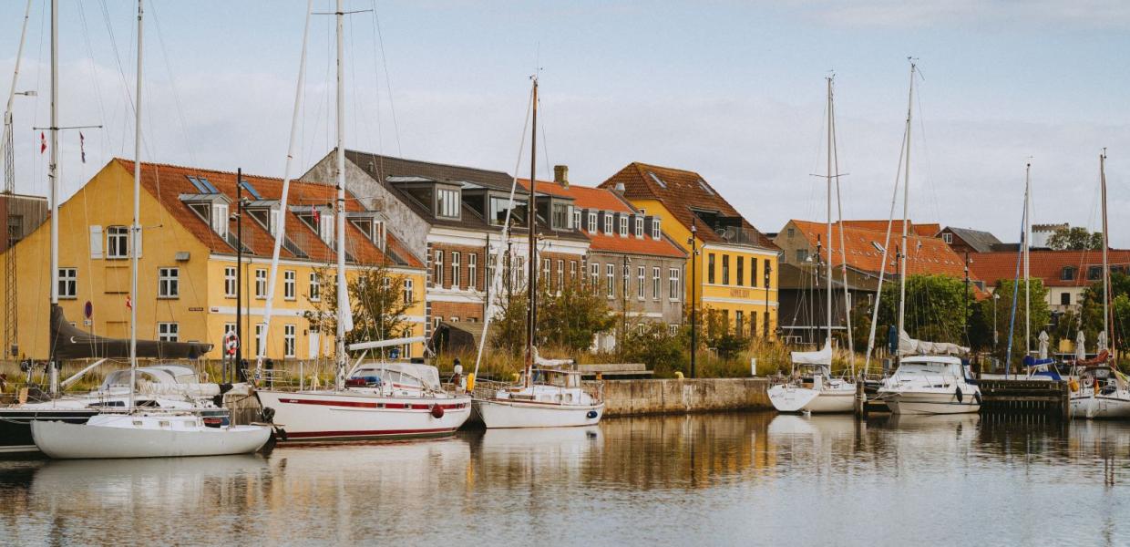 Både i Gl. Havn i Fredericia