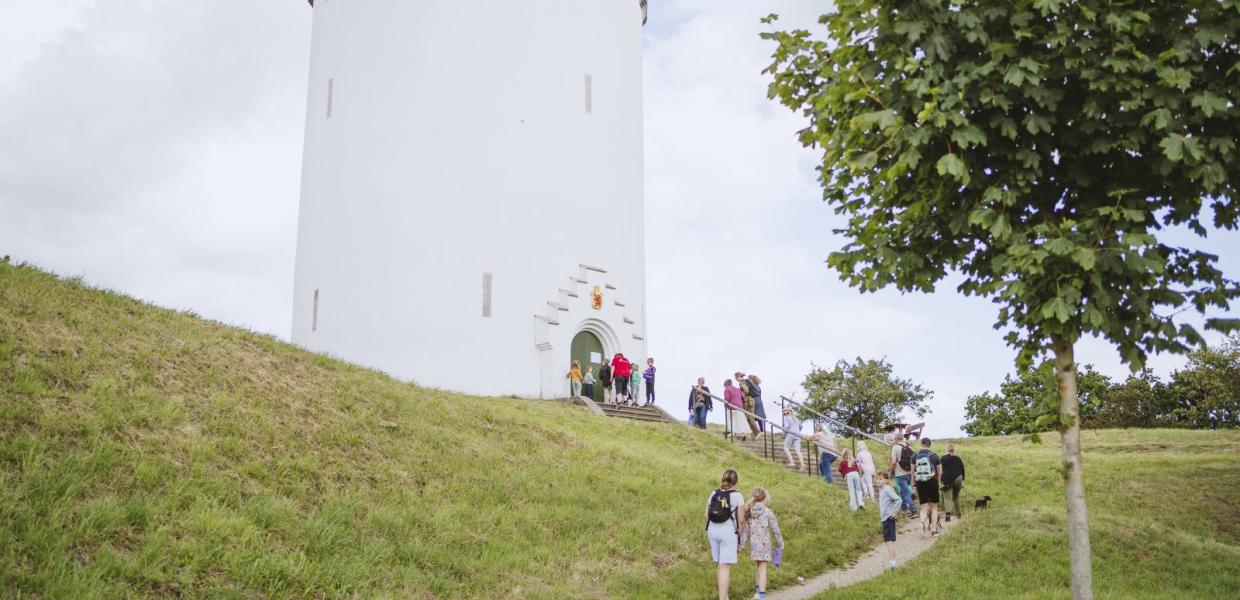 Gruppe på guidet tur