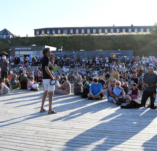 Koncert ved Cirkelbroen på Østerstrand