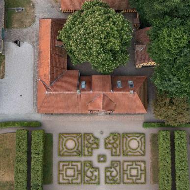 Fredericia bymuseum set med drone