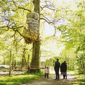 Træskulptur i Fuglsang