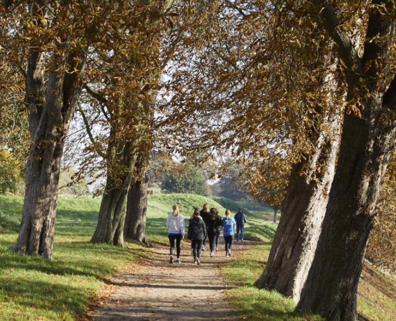 Gåtur på toppen af Fredericia Vold