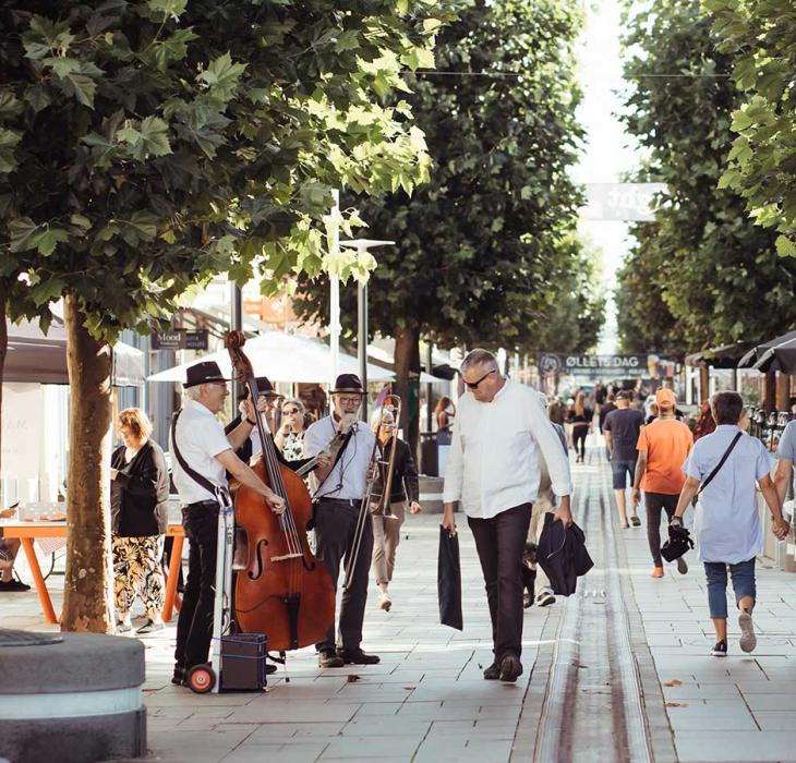 Fredericia butikker i centrum og gågade