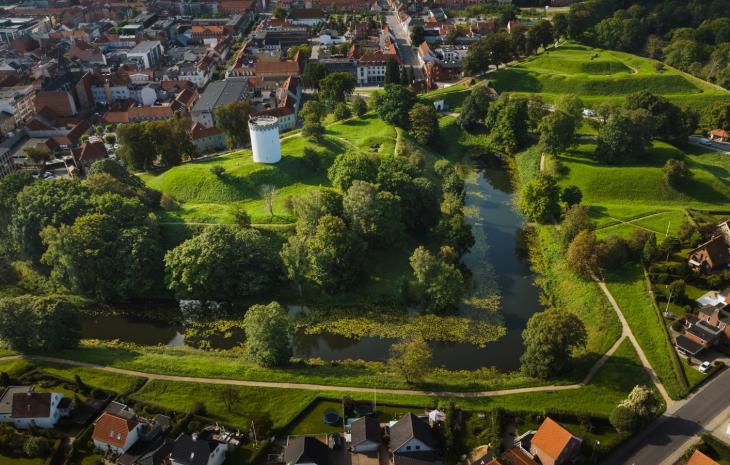 Fredericia Vold set fra oven